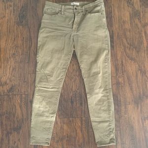 Madewell 9” High Riser Skinny Skinny Jeans, Sz 31
